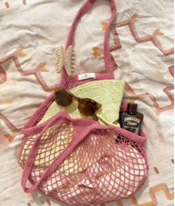 Hot Sale Reusable Market Fishnet Carry <b>Bag</b> with Long Handle Mesh Net <b>String</b> Shopping <b>Bag</b> - Product Image 1