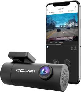 Cámara para Coche DDPAI mini Pro con Bloqueo Global de Emergencia en Caso de Accidente, Gran Angular de 140°, DVR para Salpicadero con Sensor G - Product Image 1