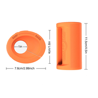 Poignées Innstar Fat Oval Gripz Ultimate Arm Builder Fat Bar Musculation Entraînement Gripz