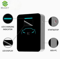 Estación de Carga para Vehículos Eléctricos de 11KW 16A IP65 GBT con Gestión Inteligente por Aplicación, WIFI, 4G, OCPP1.6, RFID, Cable de 5M y Pantalla LCD de 4.3 Pulgadas