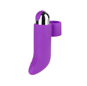 Rechargeable 10-Speed Silicone Bullet <b>Vibrator</b> Pink Dildo Sex Toy Purple Finger <b>Vibrator</b> - Product Image 6