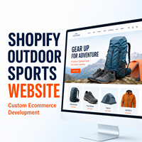 Özel Shopify Açık Hava Sporları Shopify Spor Web Sitesi Geliştirme, Web ve Mobil İçin Aktivite Koleksiyonlarıyle Birlikte LionCreate