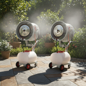 Ventilateur brumisateur sur pied WENCHENG Caoior avec roues, grand réservoir de pulvérisation industriel pour entrepôt et extérieur - Product Image 2