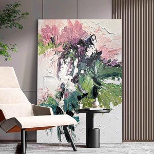 Hand Painted Oil Painting Abstract Art Canvas Wall Art <b>Large</b> Rectangle No <b>Frame</b> Living Room Decor - Product Image 2