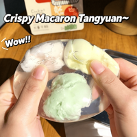 ASMR Waxcracking Crispy-Shell Handmade Soft TPR Blind Box Squeeze Ball Slow-Rebound Stress-Relief Fidget Toy for Kids & Adults