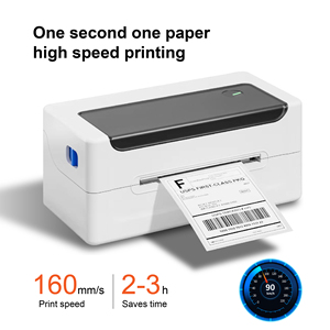 MHT-L1081Usb 110mm 203DPI trực tiếp vận chuyển Nhiệt CuộN máy in nhãn <span class=keywords><strong>4x6</strong></span> inch máy in nhãn nhiệt - Product Image 2