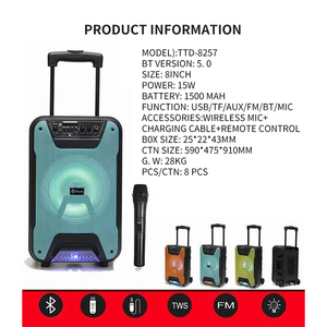 <span class=keywords><strong>Altavoz</strong></span> Tianlai TTD-8257 de 8 Pulgadas, <span class=keywords><strong>Altavoz</strong></span> Inalámbrico, <span class=keywords><strong>Altavoz</strong></span> de Música Portátil con Ruedas - Product Image 6