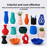 요수 하이퍼 스피드 PETG 3D 프린터 필라멘트 1.75mm, 부드러운 압출 깔끔한 와인딩 생분해성 1kg 스풀