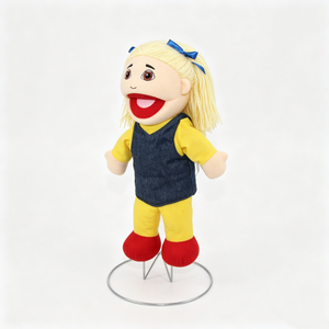 Marioneta de peluche suave personalizada para niñas, marioneta con boca móvil, marioneta infantil duradera, marioneta de tela lavable, marioneta de personaje de alta calidad - Product Image 5