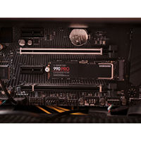 Hard Drive SSD SAMSUNG 990 PRO Asli 1TB 2TB 4TB NVMe M.2 2280 PCIe 4.0 Solid State Drive Heatsink untuk Laptop/PC/Konsol Game
