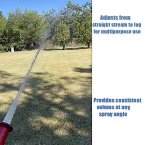 Buse de tuyau d'incendie flexible NST/NH de 1 à 1/2 pouces, 75 Gpm, jet de polycarbonate, brouillard, équipement industriel de <span class=keywords><strong>pompier</strong></span> - Product Image 3