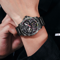 Montre pour homme, tourbillon, étanche, automatique, mécanique