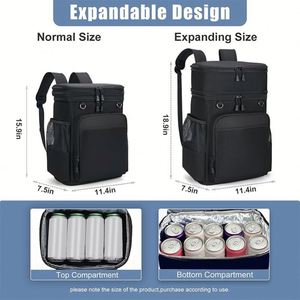 30 Cans Insulated Soft Cooler Bag Large Beach Cooler with Removable Shoulder Strap Portable Cooler Bag for Camping - Product Image 2