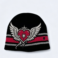 Gorro de Punto con Diseño de Camuflaje Personalizado, Cierre a Presión, 100% Acrílico, Unisex, para Deportes al Aire Libre y Uso Casual