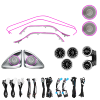 Kit d'éclairage d'ambiance intérieur LED 64 couleurs 12V pour Mercedes C-Coupé C300 W205 – Accessoires de décoration pour deux portes