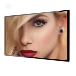 Ultra-thin wall-mounted advertising machine display vertical hanging mall milk tea store elevator HD LCD intelligent HD player