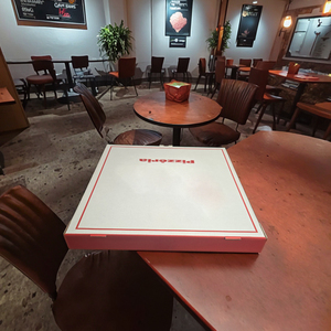 Caja de Pizza Ecológica Fabricada con Materiales Reciclados Biodegradables, Diseño de Logotipo Personalizado Gratuito para Pizzería - Product Image 2