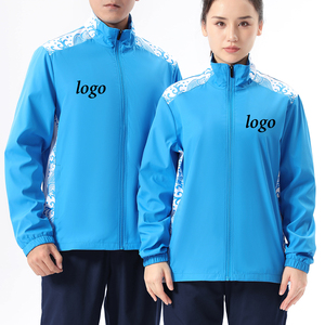 Chaqueta deportiva unisex con estampado chino, cierre completo, cuello alto, manga larga, logotipo personalizado, para hombre y mujer, ropa exterior para entrenamiento en equipo. - Product Image 6