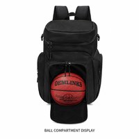 Sac à dos de sport imperméable personnalisé pour équipe de basketball masculin Hiheart OEM/ODM