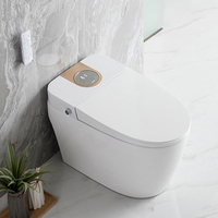 Japon - Nouvelle toilette intelligente à capteur de chasse automatique, 110 V, blanche, à poser au sol, avec fonction de lavage intégrée