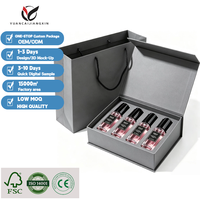 Boîte à parfum, flacon de 10 ml, emballage en gros, boîte rigide magnétique en carton blanc de luxe personnalisée, solutions d'emballage avec insert en mousse