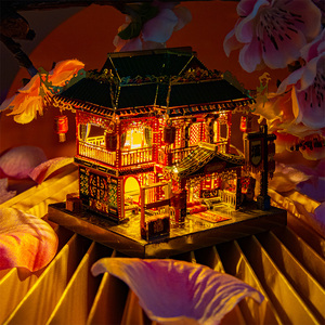 ARTYIMO Drunk Xiao <span class=keywords><strong>Lou</strong></span> Vente en gros de kits de modèles métalliques 3D, jouets de puzzle STEM, cadeaux de musée, décorations, OEM - Product Image 3