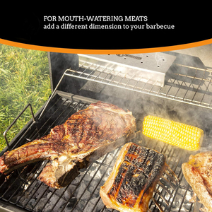 Boîte de fumoir pour four BBQ extérieur pour copeaux de bois/Boîte fumée pour <span class=keywords><strong>barbecue</strong></span> en acier inoxydable - Product Image 4