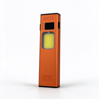 Lampu Kerja Mini EDC COB Senter LED Isi Ulang dengan Magnet Ekor & Klip Belakang, 5 Mode Senter Inspeksi Portabel untuk Berkemah.