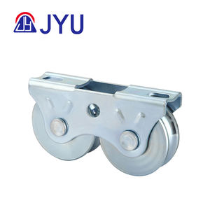 Système de transmission coulissante à double <span class=keywords><strong>roue</strong></span> à double roulement lourd, <span class=keywords><strong>roue</strong></span> de porte de <span class=keywords><strong>portail</strong></span>, poulie - Product Image 2