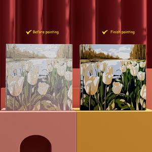 घर की दीवार सजावट के लिए पेंटब्रश के साथ पेंटब्रश के साथ पेंटवर्क ड्राइंग ड्राइंग ड्राइंग - Product Image 6
