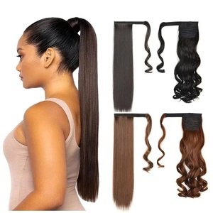 Extensión <span class=keywords><strong>de</strong></span> cola <span class=keywords><strong>de</strong></span> <span class=keywords><strong>caballo</strong></span> Velcro Vendado largo recto onda <span class=keywords><strong>de</strong></span> <span class=keywords><strong>caballo</strong></span> <span class=keywords><strong>pelo</strong></span> <span class=keywords><strong>de</strong></span> cola <span class=keywords><strong>rizado</strong></span> peluca sintética cola <span class=keywords><strong>de</strong></span> <span class=keywords><strong>caballo</strong></span> al por mayor - Product Image 1