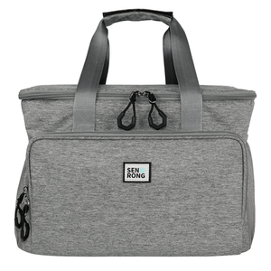 Large Pet Supplies Travel Tote, Detachable Bowl Holder, Fits Over Luggage Handle for Easy Travel - Product Image 1
