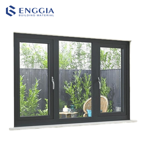 Enggia thiết kế hiện đạ<span class=keywords><strong>i</strong></span> nhiệt phá vỡ Cửa Sổ Khung hợp kim nhôm khung thép không gỉ màn hình lướ<span class=keywords><strong>i</strong></span> ngang Swing louver - Product Image 1