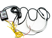 APP WRGB 360 Degrés LED Demon Eyes Étanche LED Angle Devil Eyes pour Lentille de Projecteur Xénon HID