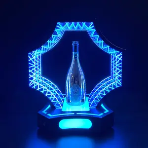 Porte-bouteille LED affichage de la bouteille perles de lampe d'économie d'énergie porte-bouteille de vin pour Bar Club