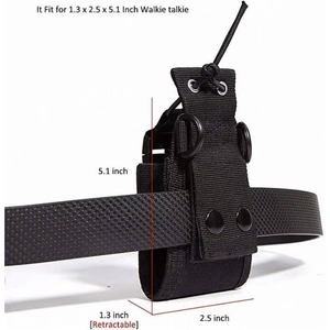 Sac tactique Molle BSCI pour talkies-walkies, sac de rangement léger pour interphone, étui universel pour radio - Product Image 2
