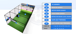 Simulateur de football interactif, terrain de jeu, jeu de football interactif pour la remise en forme et les centres sportifs - Product Image 3