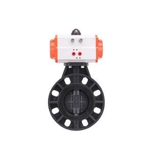 DN50-100 UPVC ชนิดหน้าแปลน ควบคุมการไหลของน้ำด้วยลม - Product Image 1