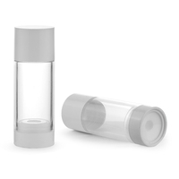 Tube vide en plastique de 30 ml pour déodorant en gel avec bouchon à vis, emballage rond à torsion pour usage cosmétique, sérigraphie