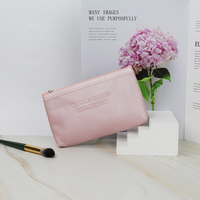 Trousse de Maquillage Portable en PVC Personnalisable avec Logo, Résistante à l'Eau, Organisateur de Toilette avec Fermeture Éclair