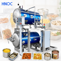 HNOC Máquina de Esterilización por Autoclave de Vapor a Alta Presión para Alimentos Enlatados de Carne, Retorta Piloto con Pulverización de Agua para Tarros