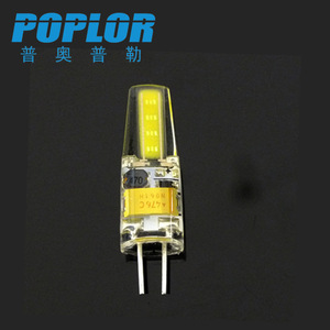 หลอดไฟ LED Poplor G4 2 3 5W AC DC 12V ชิป COB ฐานพลาสติก สำหรับโคมไฟคริสตัล - Product Image 2