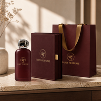 Flacon de parfum vide en verre de haute qualité, 50 ml, col serti polygonal, rose ou couleur personnalisée, OEM