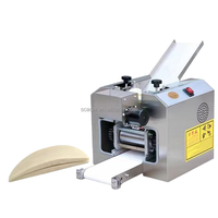 Laminoir à pâte automatique avec moules interchangeables 1-15,5 cm, machine à peaux de raviolis, machine à faire des enveloppes de wontons et samosas pour petites entreprises