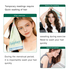VIPABC No-Rinse <strong>Shampoo</strong> Towel <strong>with</strong> <strong>Moisturizing</strong> &amp; Oil Control for All Hair Types-Fluffy Texture - Product Image 6