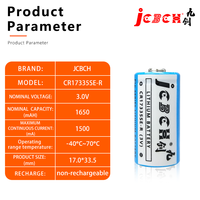 La Batería JCBCH CR17335SE-R de 3.0V con Li-MnO2 es Apta para el Sistema PLC de Mitsubishi, Servidor CNC, Placa Base de CPU Serie Q