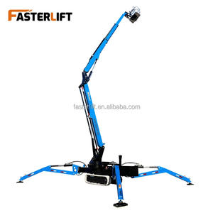 Diskon barang baru 12m 14m 16m medan kasar dilacak Boom Lift Cherry Picker Crawler Spider Man - Product Image 5