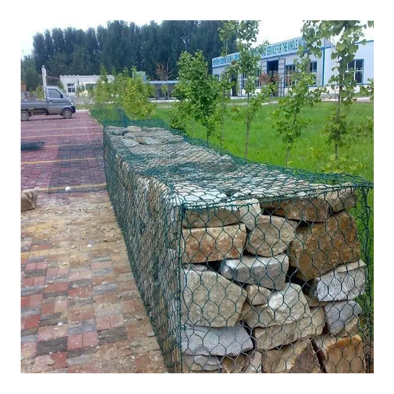 Keranjang Gabion bahan galvanis celup panas/keranjang batu