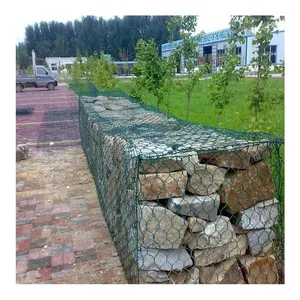 Caja de jaula de piedra de gaviones de material galvanizado en caliente/cestas de gaviones de piedra