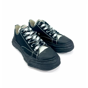 Hot Selling Men's Luxury <b>Canvas</b> Sneakers High Quality Black Casual Shoes Lace-up Fashion Trend Comfortable Anti-Slip Lightweight - Product Image 5